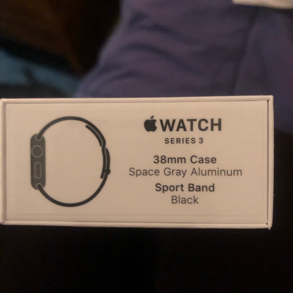 Apple Watch series 3, 38mm black